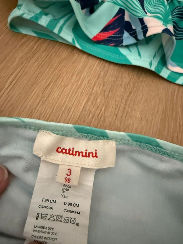 Maillot 2 pièce catimini 3 ans neuf - photo numéro 3