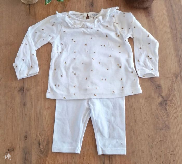 Ensemble t-shirt manches longues 9 mois