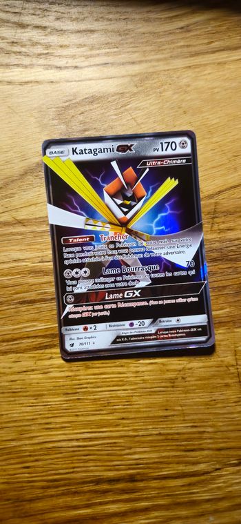 Carte Pokemon Katagami GX  70/111