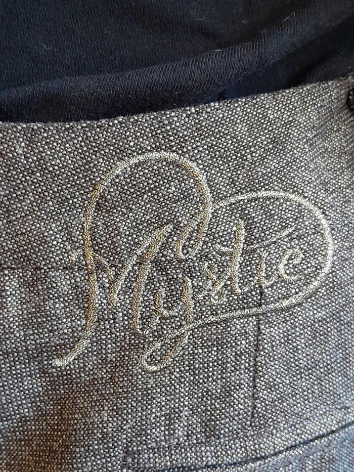 Short hiver taille haute T40 gris et dorée MYSTIC - photo numéro 9