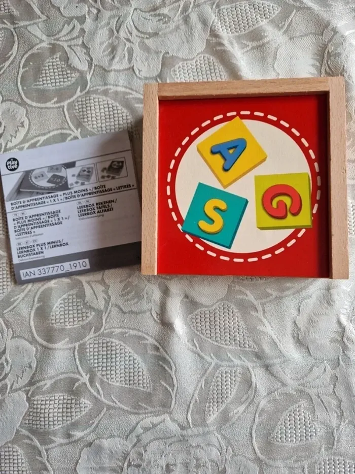 Jeu de boite d'apprentissage les lettres - photo numéro 5