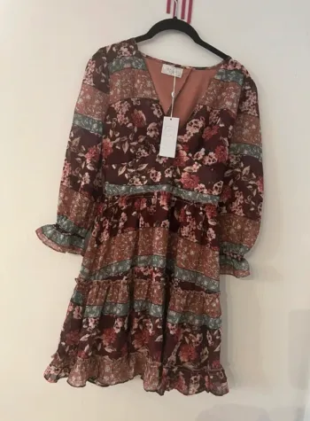 Sage the Label  Robe imprimée, florale neuf avec étiquette