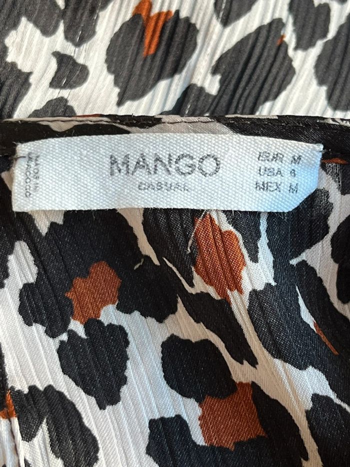 Blouse motif léopard mango M - photo numéro 6