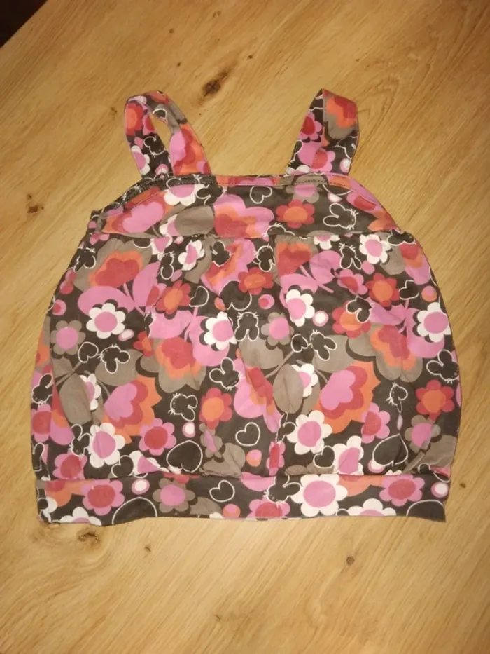 Ensemble  fleurie fille taille 6 mois - photo numéro 4