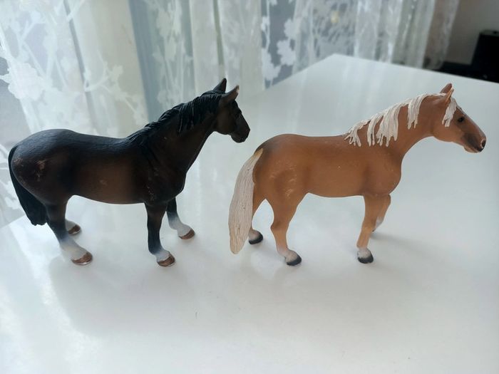 Lot de 9 chevaux et 5 poulains Schleich - photo numéro 2