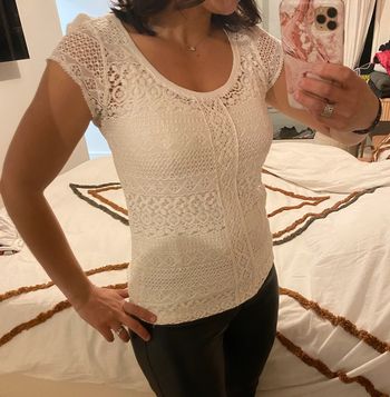 Top t-shirt en dentelle berhka femme M