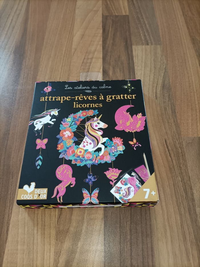 Coffret loisirs Création Attrape Rêve à gratter avec stylet neuf - photo numéro 3