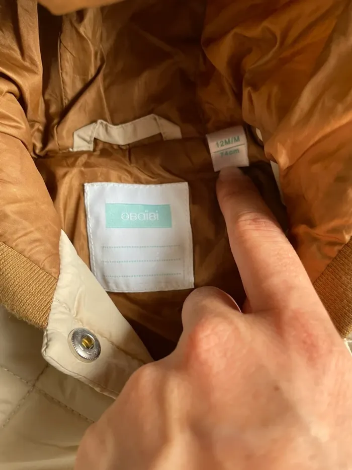 Doudoune Obaibi 12 mois - photo numéro 2