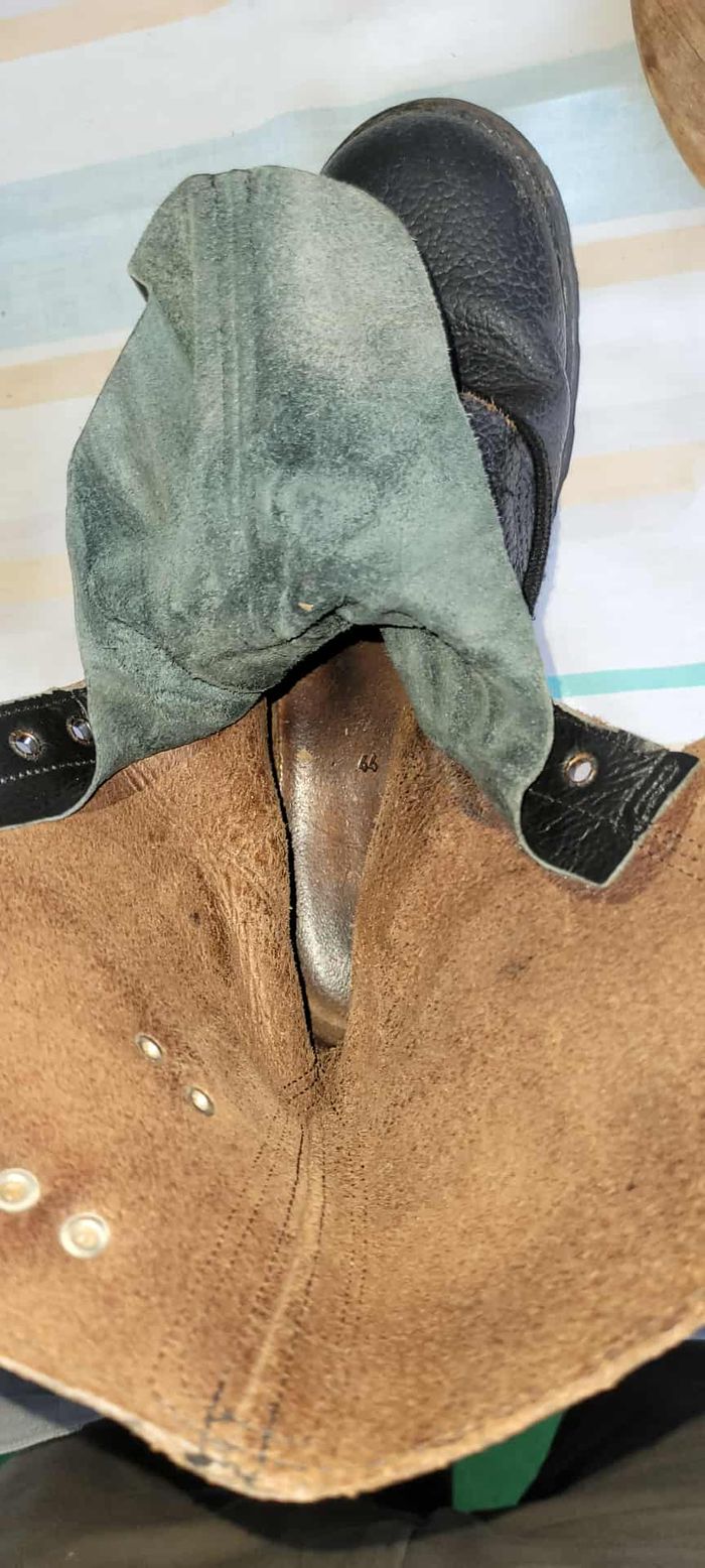 Bottes rangers militaire taille 44 cuir - photo numéro 6