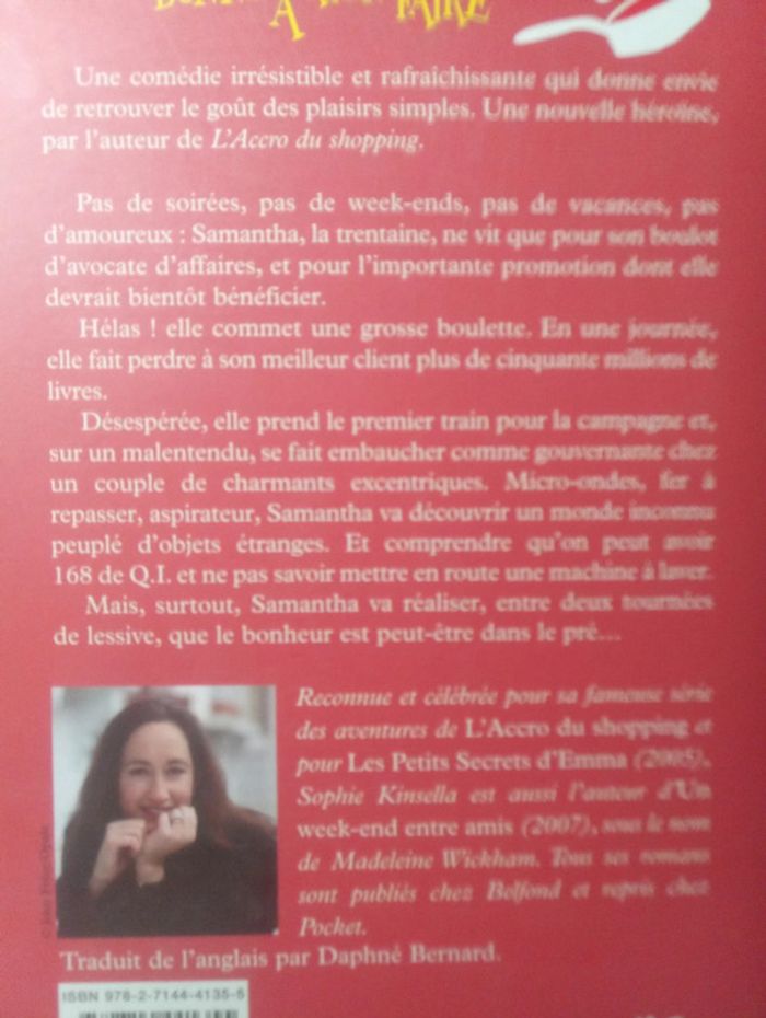 Sophie Kinsella - Samantha bonne à rien faire - photo numéro 3