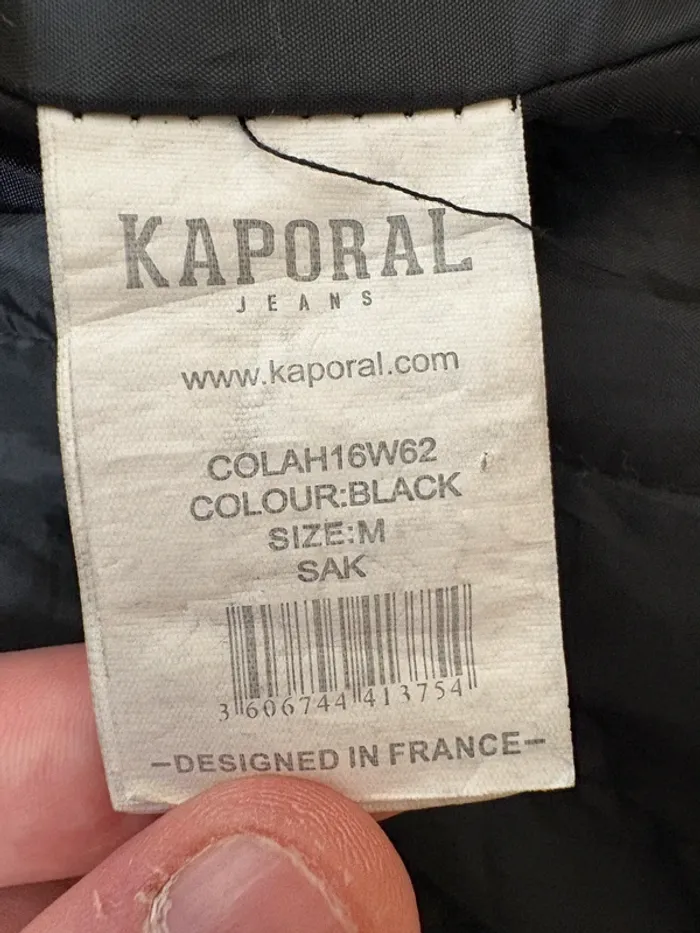Perfecto en cuir synthétique Kaporal | Noir | Taille 38 - photo numéro 4