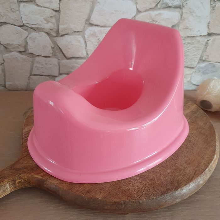Petit pot de toilette rose pour bébé - photo numéro 1