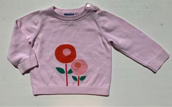 Pull Jacadi Flower t12m 74cm