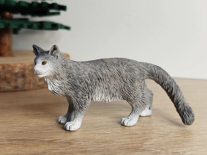 Figurine chat Maine Coon Animal domestique félin Schleich - photo numéro 2