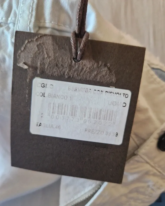 Short chino blanc homme - photo numéro 5