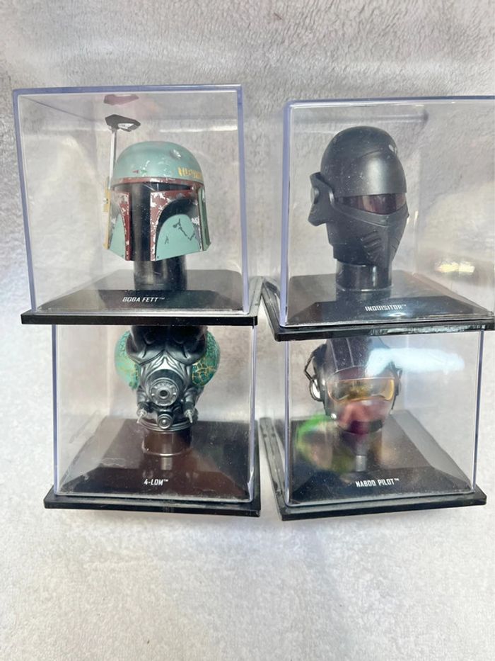 Ensemble de 4 casques de collection altaya star wars - photo numéro 2