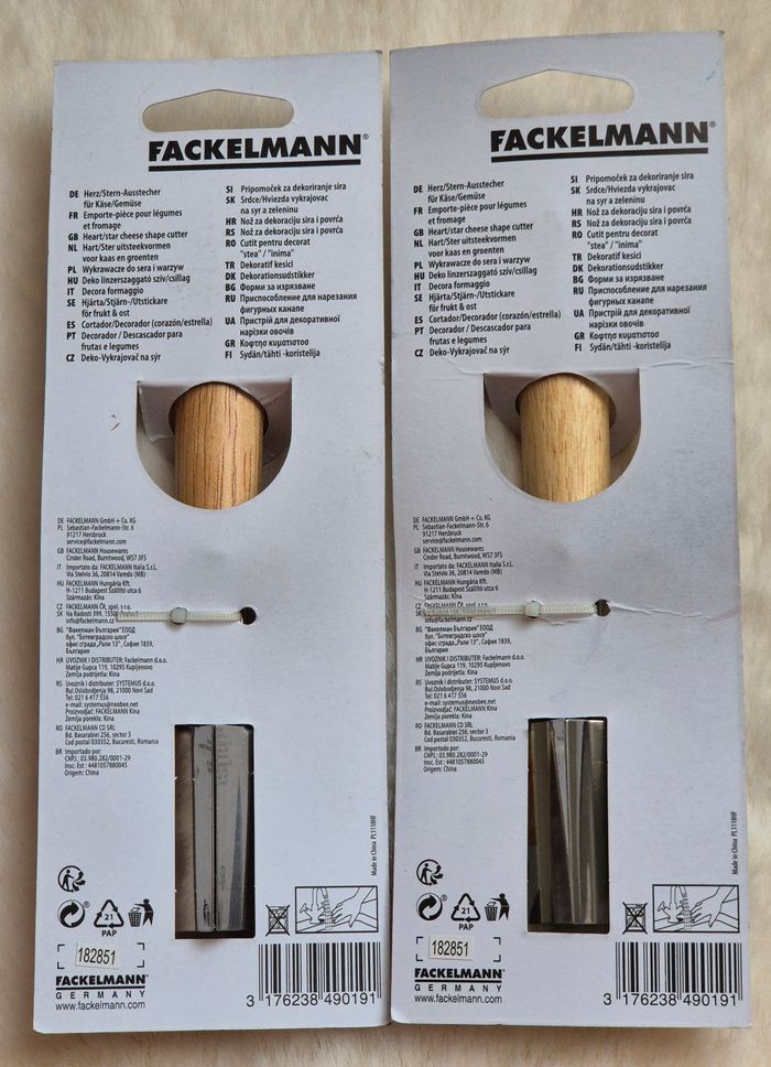 Emporte pièce pour légumes et fromage - photo numéro 2