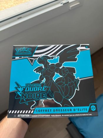 🇫🇷 Pokémon ETB EV 10.5 Foudre Noire (Elite Trainer Box)