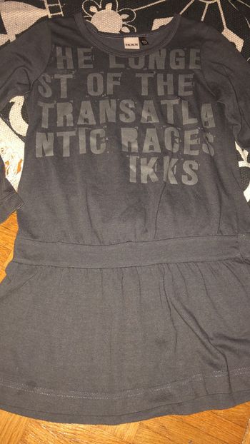 Robe IKKS grise 6 ans