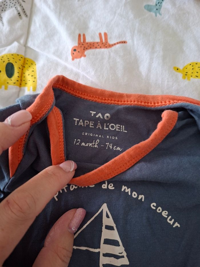 Lot de bodies 12 mois - photo numéro 2