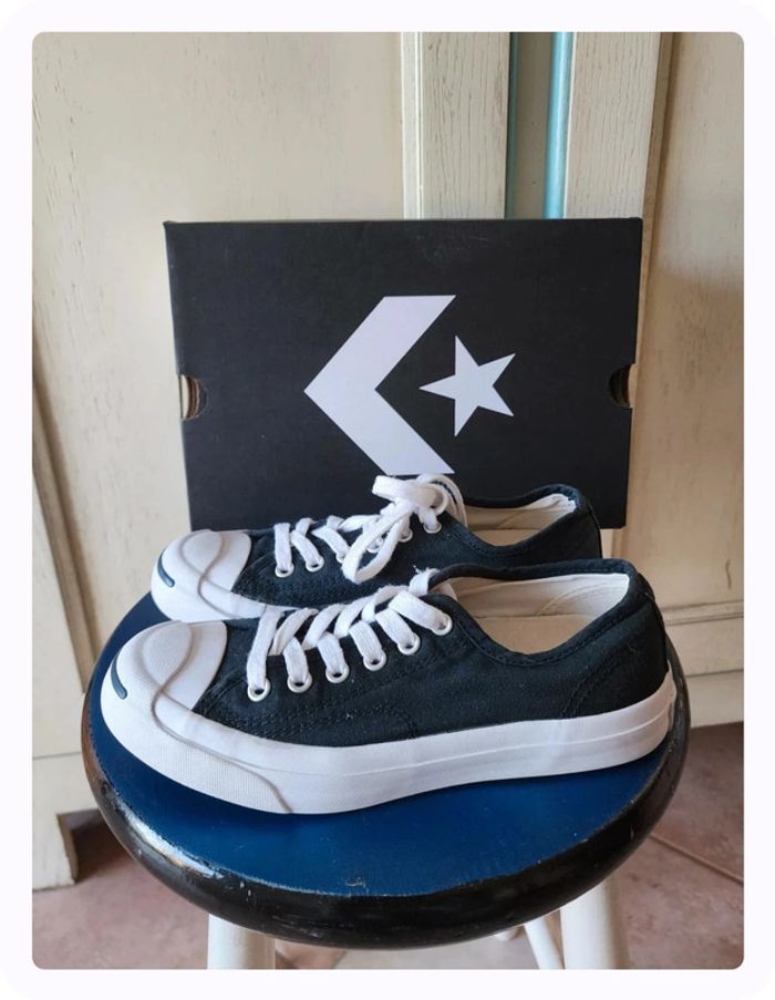 Converse basse noire Jack Purcell édition limitée