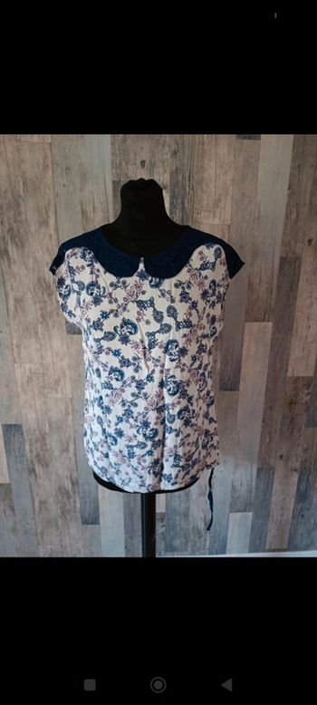 blouse fleurie 40