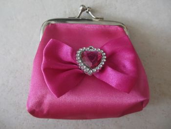 Porte-monnaie rose enfant