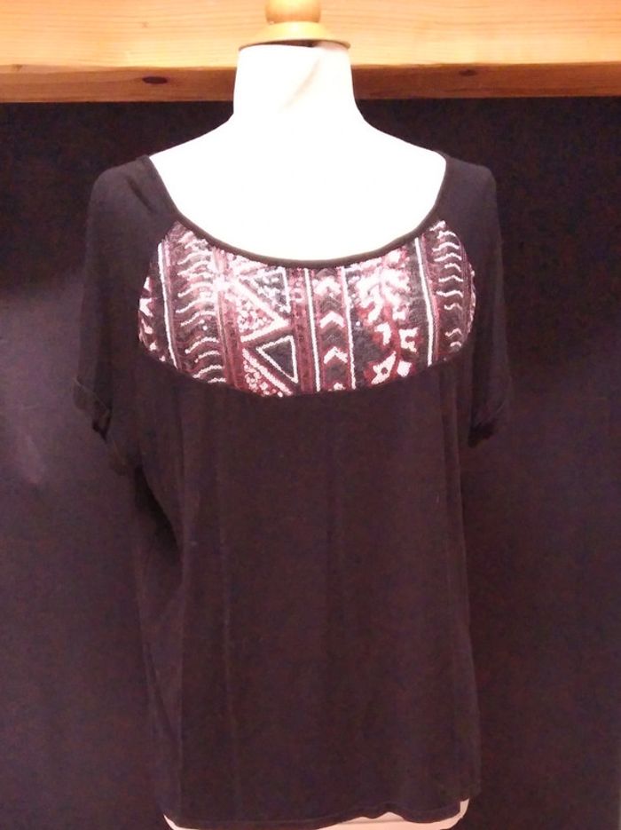 Tee shirt paillettes