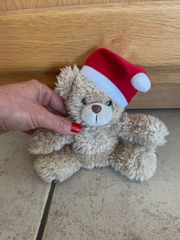 Petite peluche ourson Noel - photo numéro 2