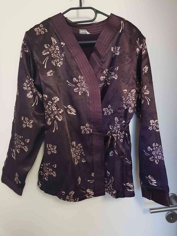 Kimono satiné doublé polaire taille 34 36