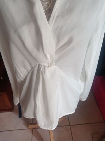 Blouse blanche manches longues 