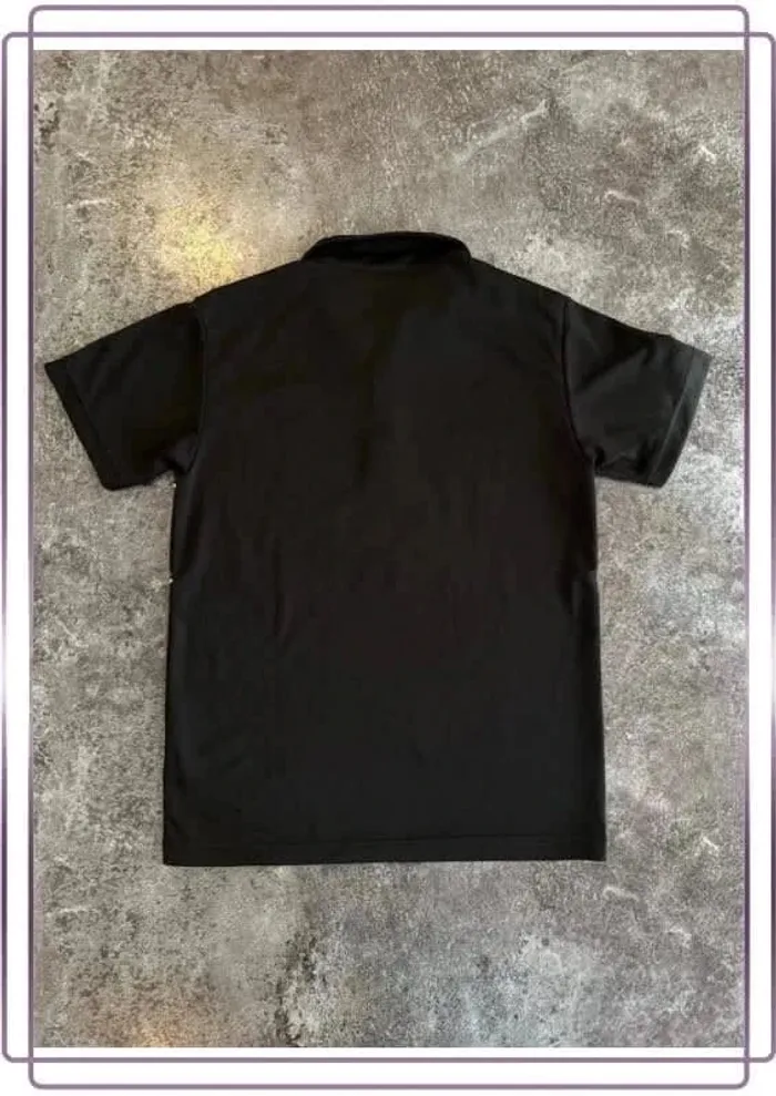 Polo noir homme Le Coq Sportif S Men black polo shirt Polo nera uomo Schwarzes Poloshirt Herren - photo numéro 3