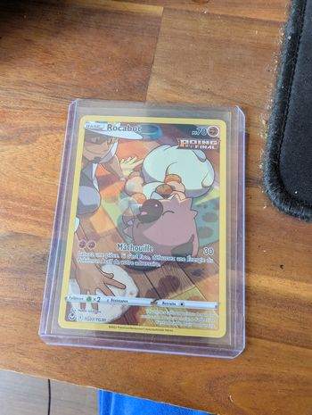 Carte Pokémon Rocabot TG07/TG30 Full Art TG EB12 Tempête Argentée NEUF