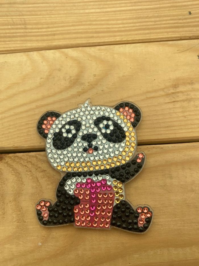 Magnet panda 🐼 en diamond painting