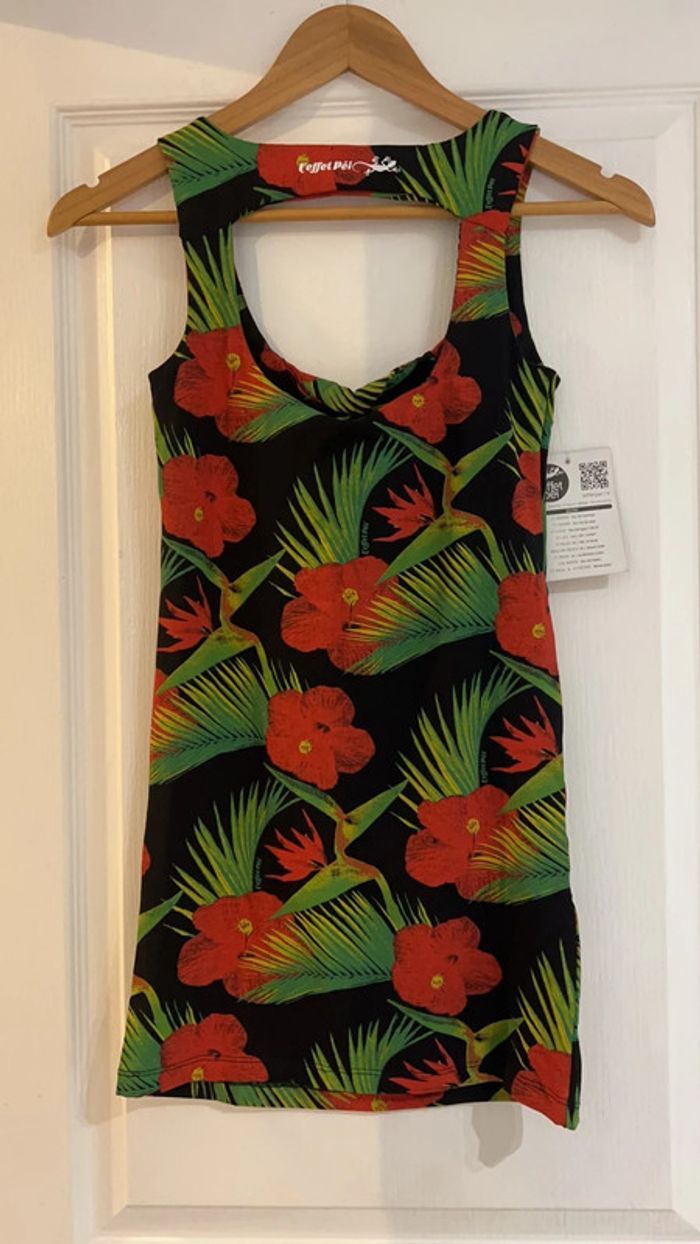 T-shirt SM dos nu saphir - photo numéro 4