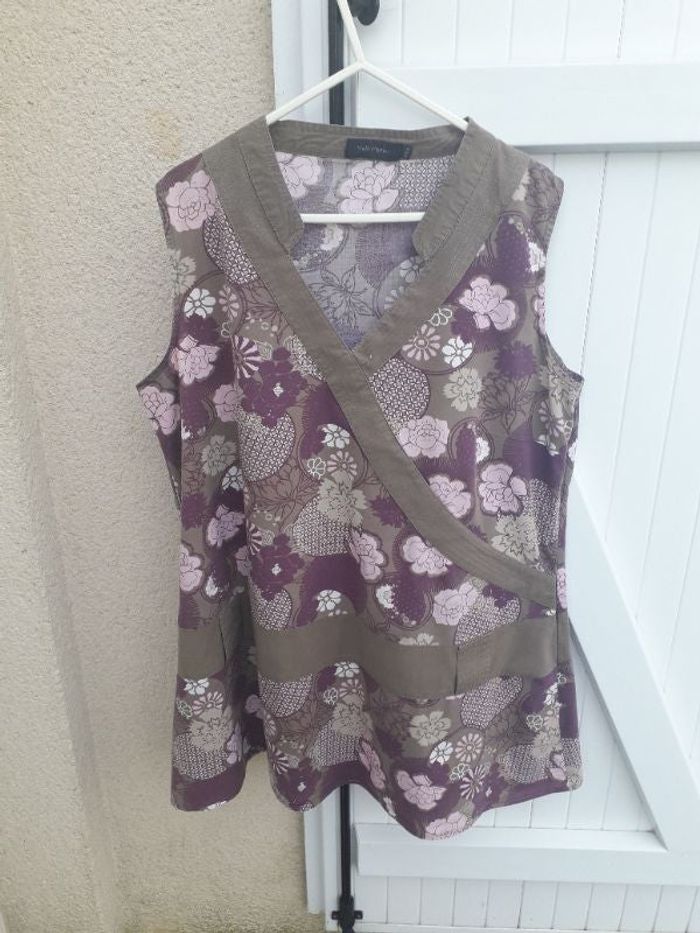 Haut fleuri maternité femmes taille 46/48
