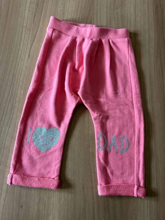 Pantalon rose tout confort kiabi 18 mois - photo numéro 3