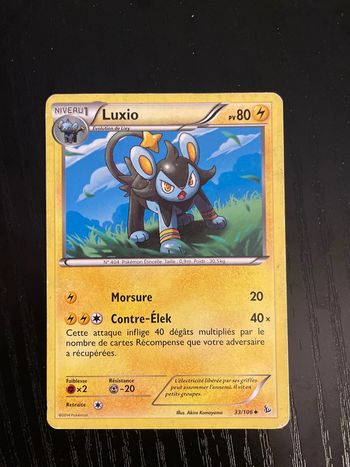 Carte Pokémon Luxio 33/106