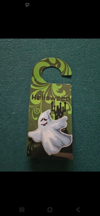 Accessoire lumineux pour porte "halloween" avec interrupteur