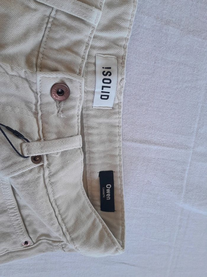 Short jean coton ! Solid modèle Owen loose fit neuf avec étiquette - photo numéro 3