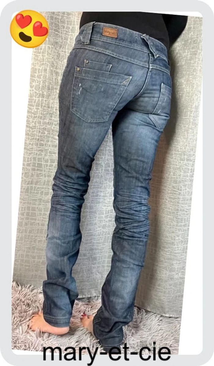 SOLDÉ - Jeans troué Springfield taille 36 - photo numéro 3