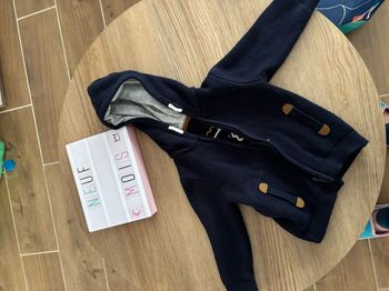 Gros gilet bleu