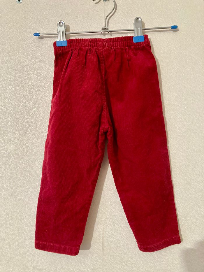 pantalon velours fin fille 18 mois - photo numéro 3