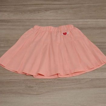 Jupe plissée pour filles avec short intérieur rose 