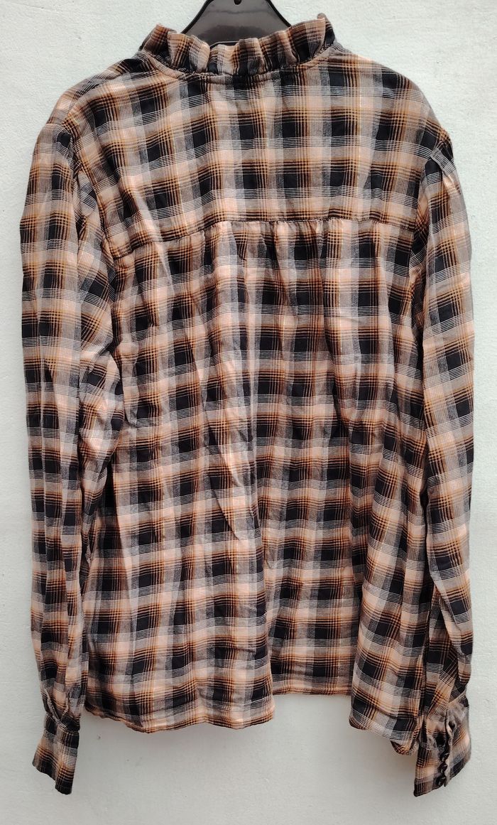 Chemise à carreaux Bonobo – Taille M – coupe légère et fluide - photo numéro 3