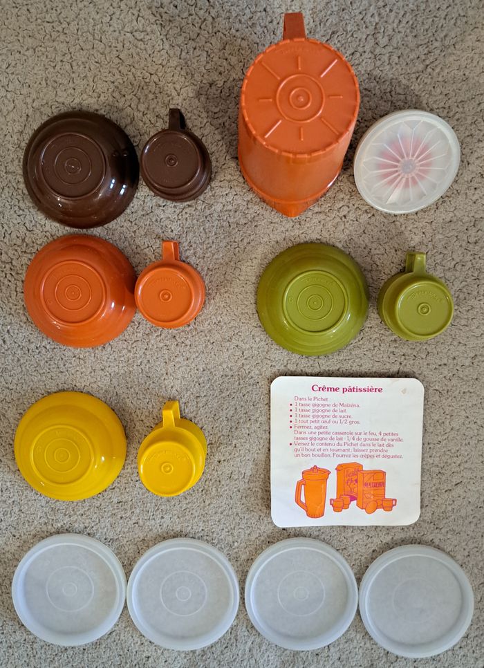 🪆 Ancien jouet Tupperware Tuppertoys La Dinette - 1979 - photo numéro 2