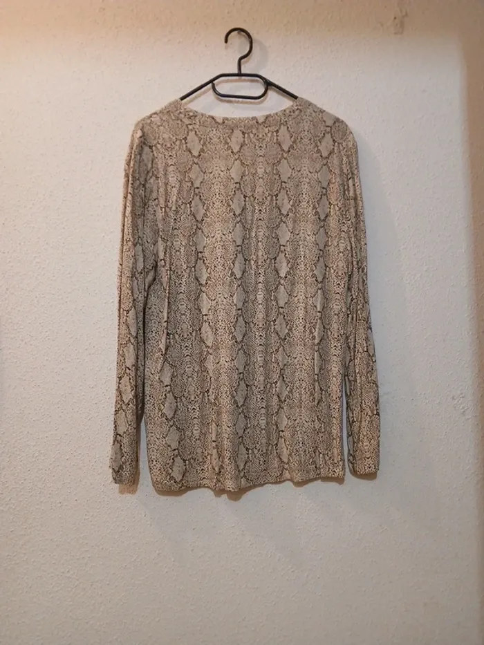 Blouse imprimé animal " SJ paris " taille m - photo numéro 4