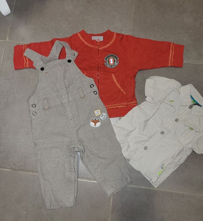 Lot 6 mois vêtements +pyjamas - photo numéro 6