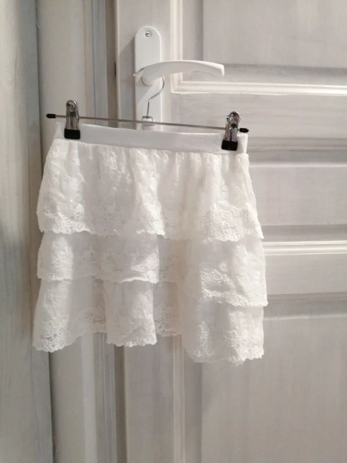 Jupe d été blanche