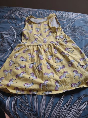 Robe coton licorne